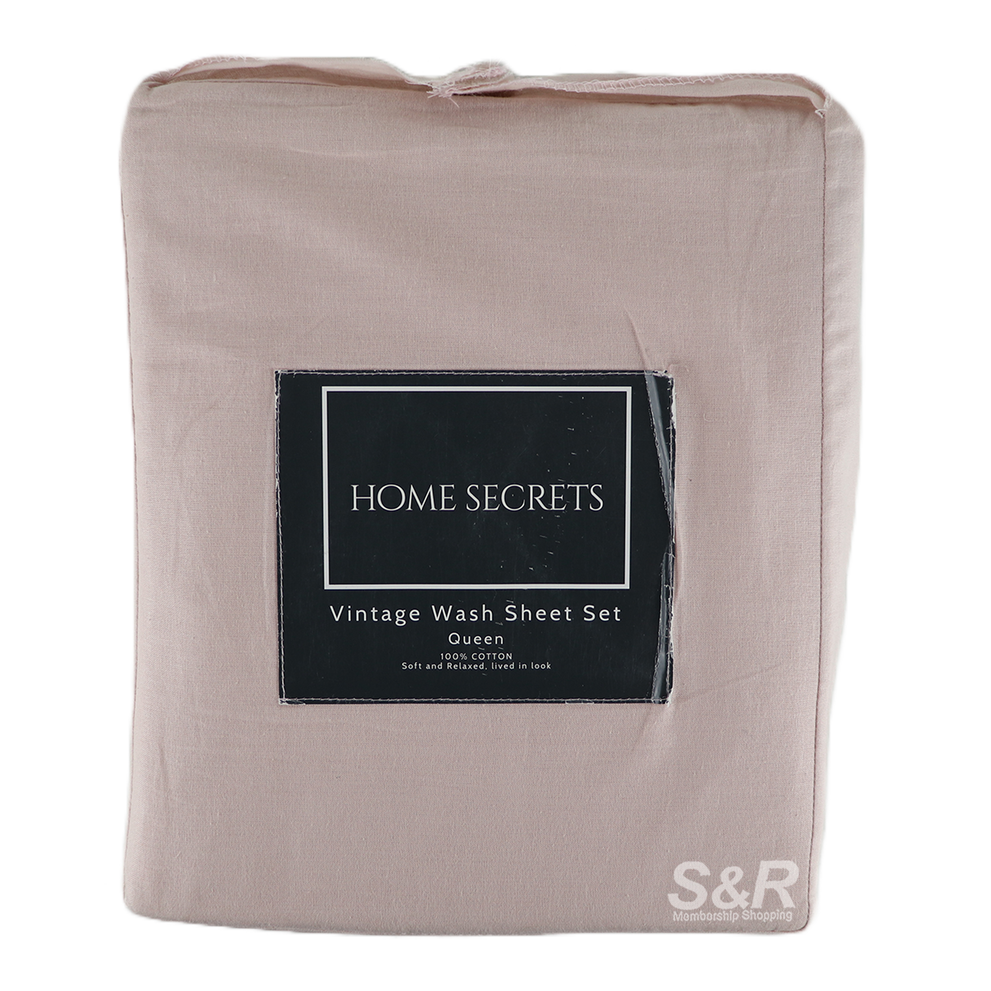 Home Secrets Vintage Wash Queen Sheet Set